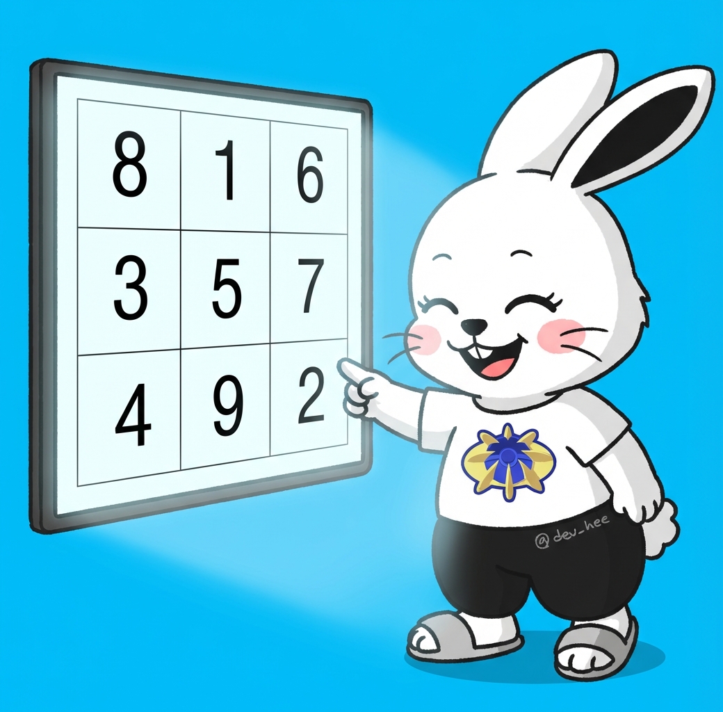 [백준] 1307 (마방진)